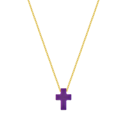 Naszyjnik z krzyżykiem | Regulacja mechanizmem kulkowym 40-50cm 0