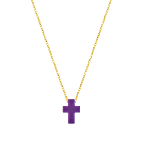 Naszyjnik z krzyżykiem | Regulacja mechanizmem kulkowym 40-50cm 0