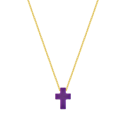 Naszyjnik z krzyżykiem | Regulacja mechanizmem kulkowym 40-50cm 0