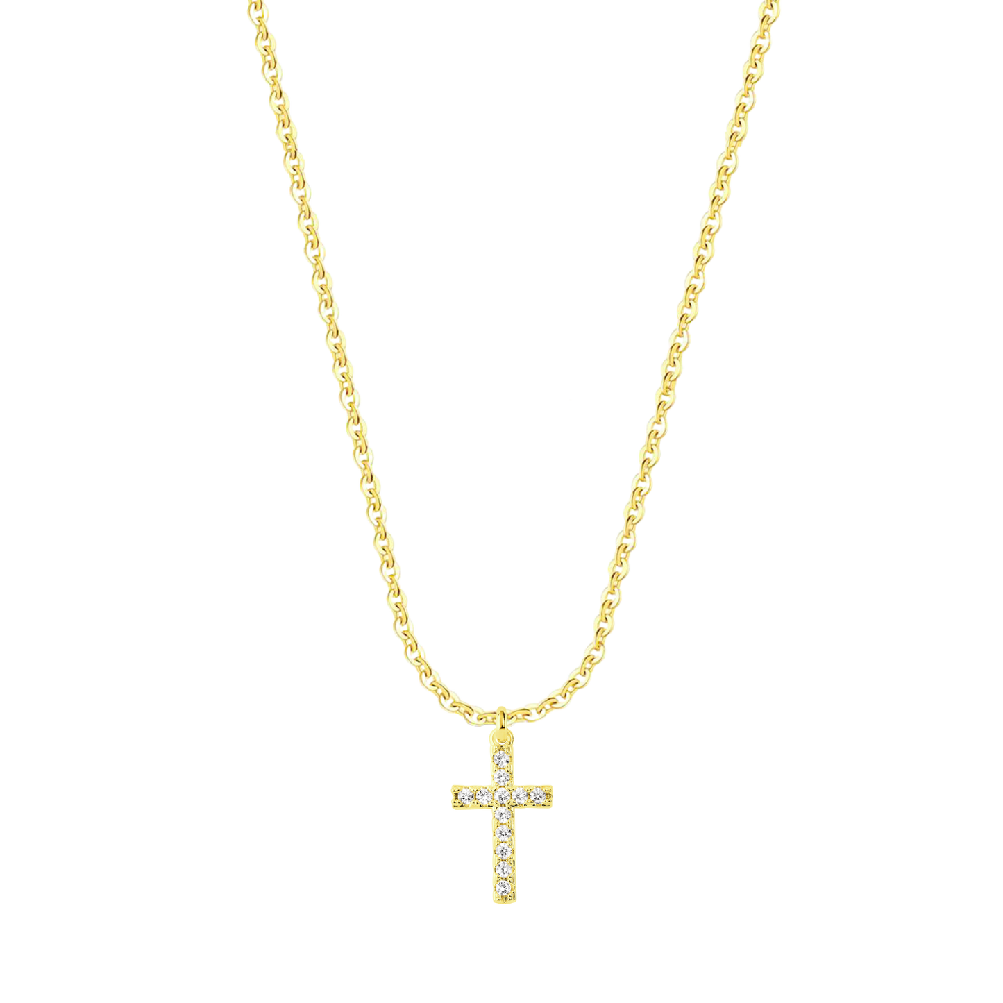 Naszyjnik z krzyżykiem | Srebro 925, regulacja do 45cm 0