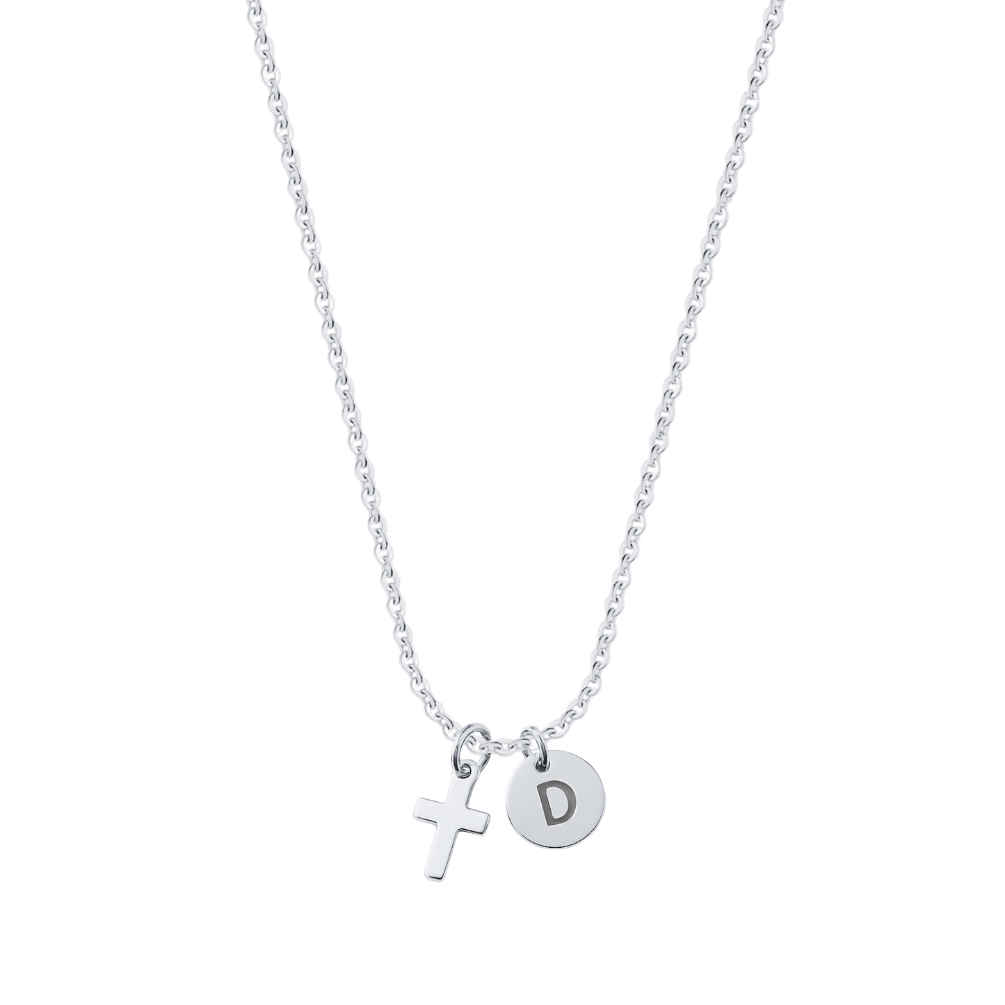 Naszyjnik z krzyżykiem | Srebro 925 i złocenie 18-karatowe 3