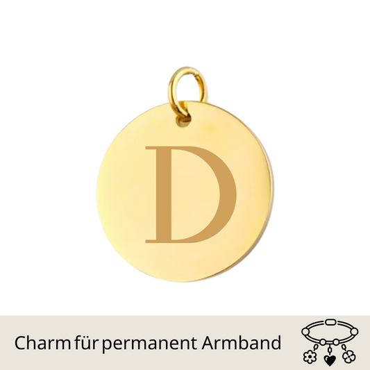 Nieskończona litera | Personalizowana zawieszka 8mm 0