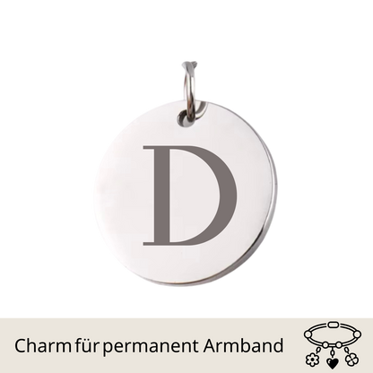 Nieskończona litera | Personalizowana zawieszka 8mm 1