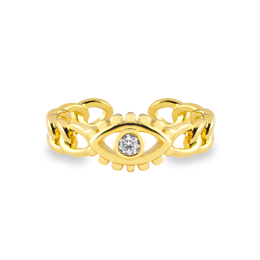 Pierścień Mauritius | Pozłacany 18-karatowym złotem 0