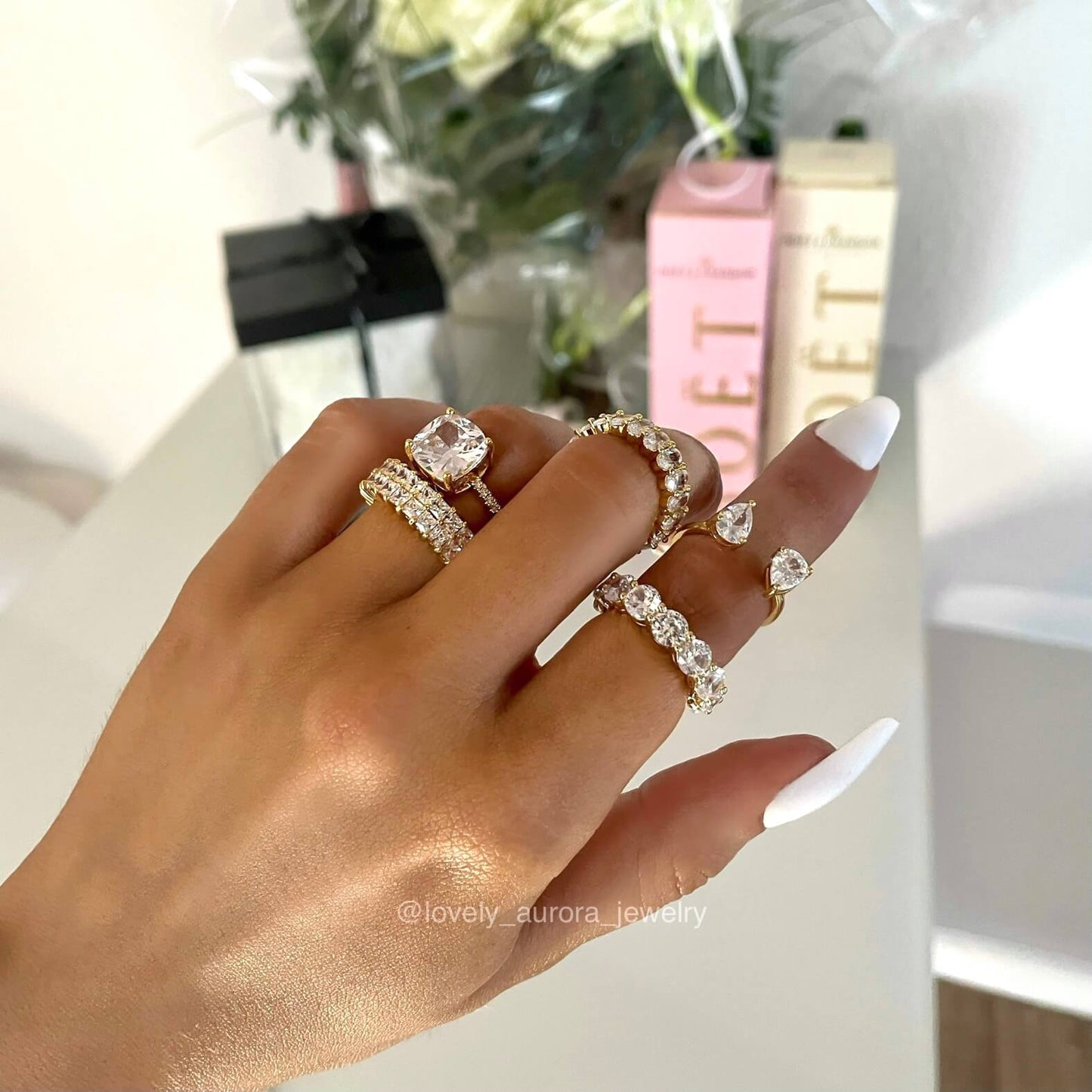 Pierścień Stambuł | Pozłacany 18-karatowym złotem 2