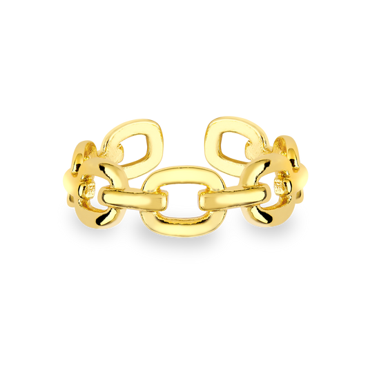 Pierścionek Madryt | Pozłacany 18-karatowym złotem 0