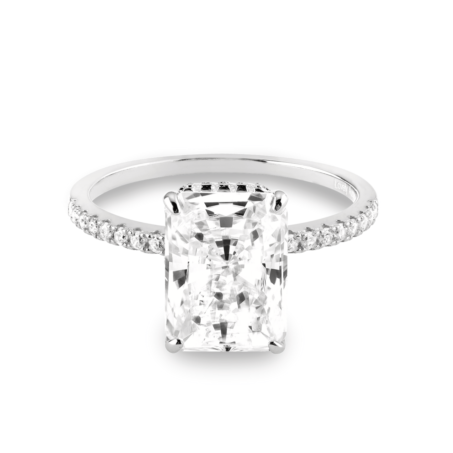 Pierścionek Srebrny 925 | Cyrkonia 8A, 0.005 kg 1