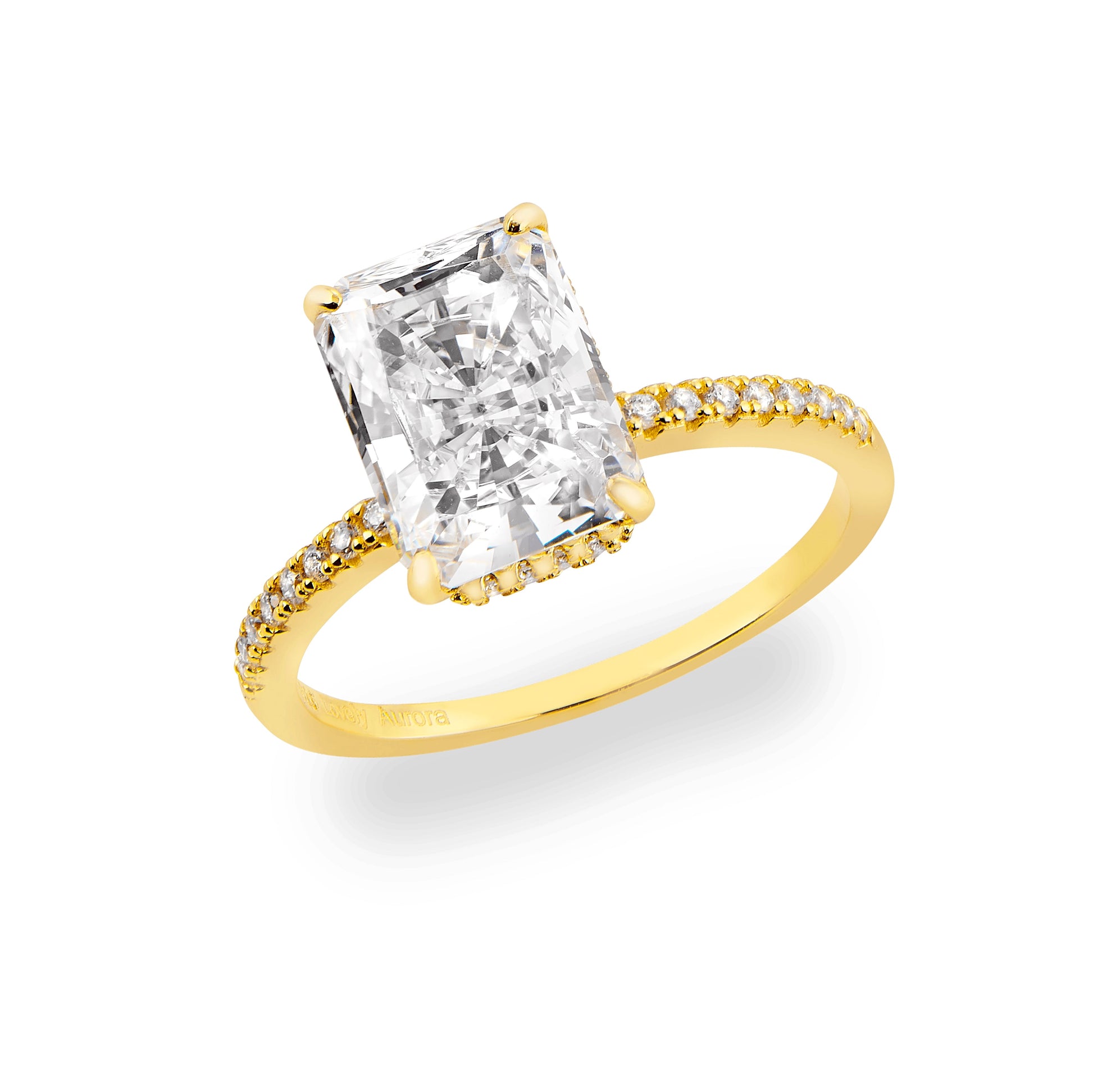 Pierścionek Srebrny 925 | Cyrkonia 8A, 0.005 kg 2