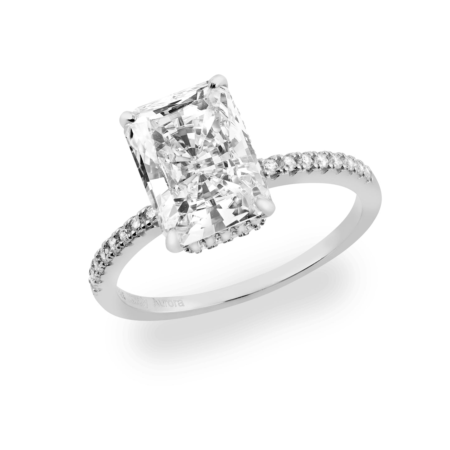 Pierścionek Srebrny 925 | Cyrkonia 8A, 0.005 kg 3