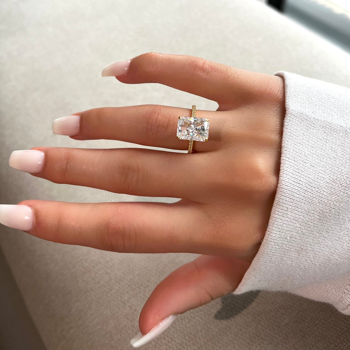 Pierścionek Srebrny 925 | Cyrkonia 8A, 0.005 kg 4