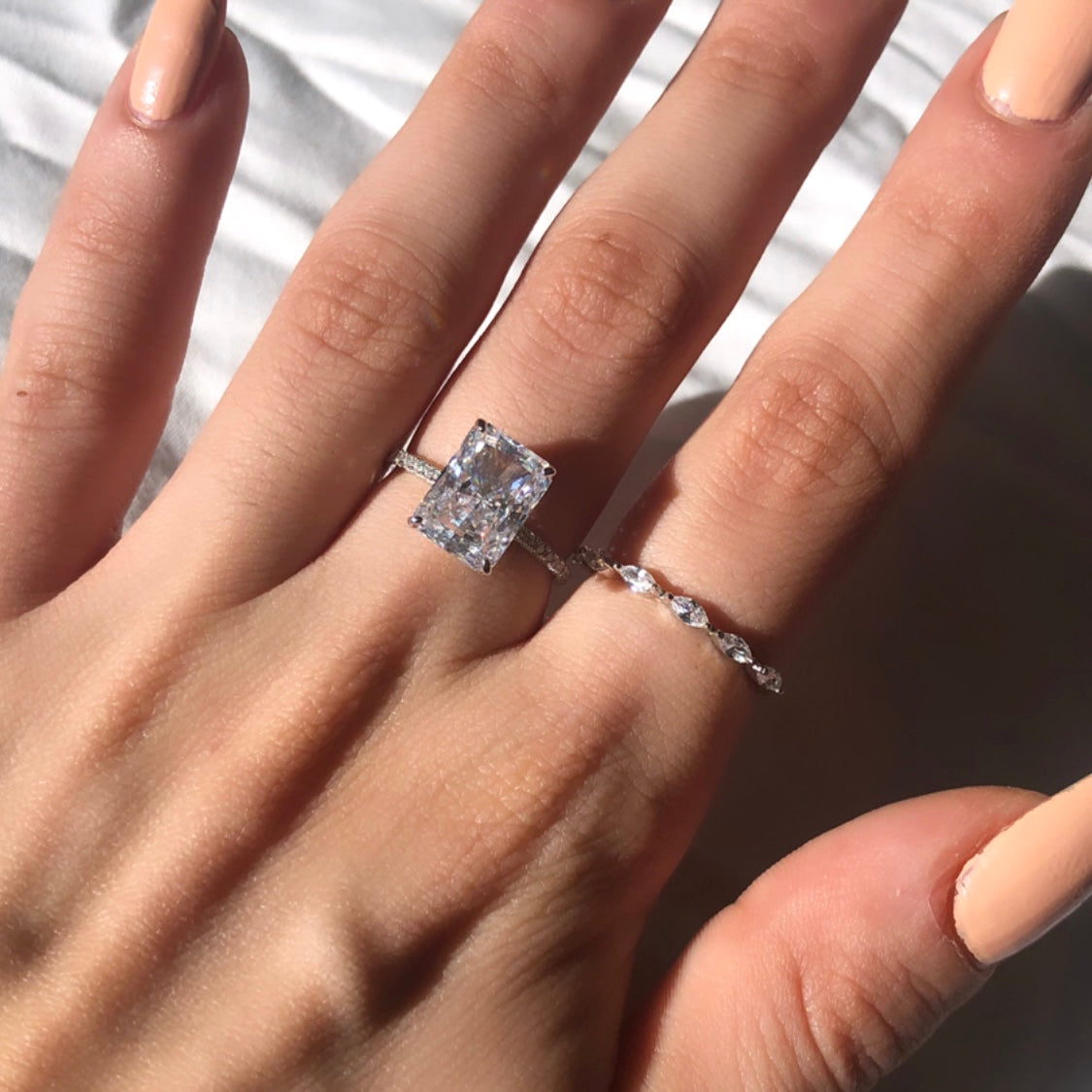 Pierścionek Srebrny 925 | Cyrkonia 8A, 0.005 kg 7