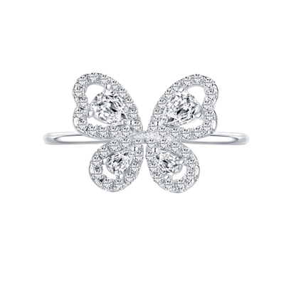 Pierścionek Srebrny 925 | Pozłacany 18K z Cyrkonią 0,01kg 1