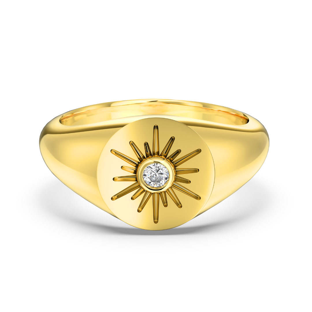 Pierścionek Zareczynowy Srebrny 925 | Elegancki Blask 0.01 kg 0