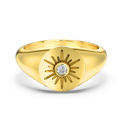 Pierścionek Zareczynowy Srebrny 925 | Elegancki Blask 0.01 kg 0