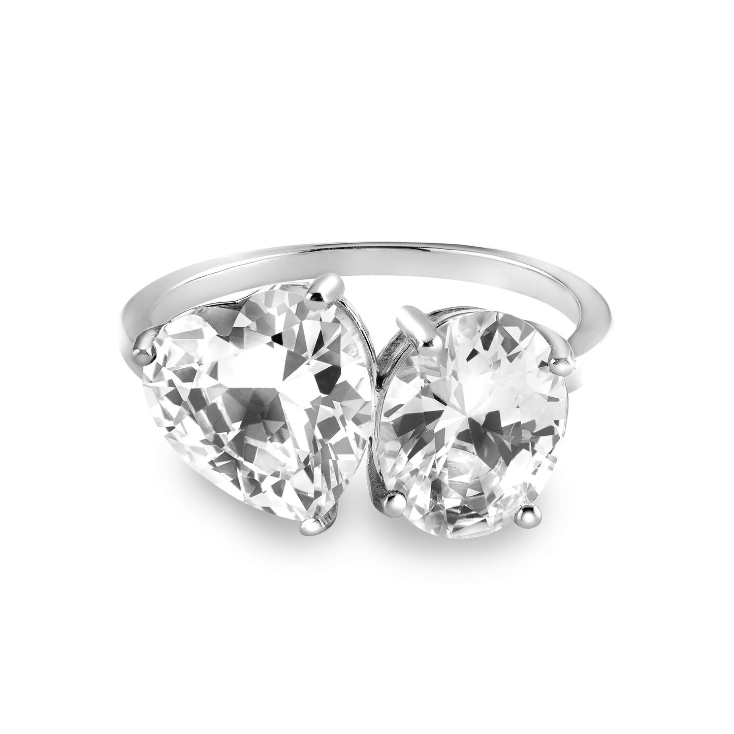 Pierścionek srebrny 925 | Złocona powłoka 1