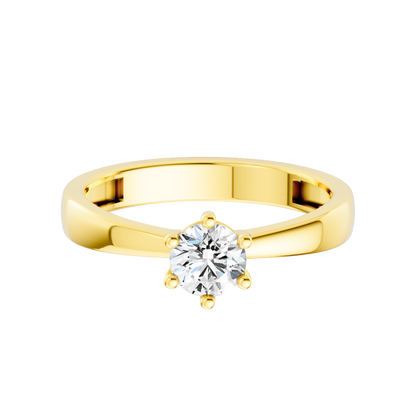 Pierścionek zaręczynowy Visalia | Elegancki design 0,5 karata 0