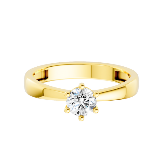 Pierścionek zaręczynowy Visalia | Elegancki design 0,5 karata 0