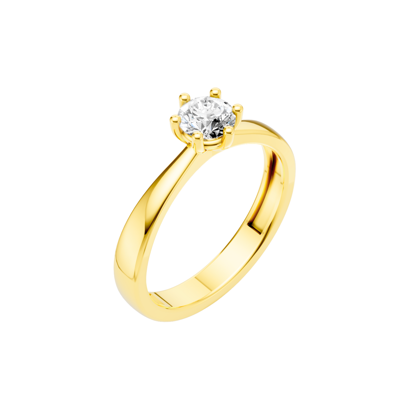 Pierścionek zaręczynowy Visalia | Elegancki design 0,5 karata 1