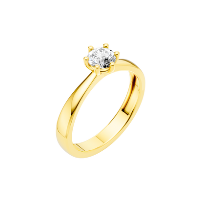 Pierścionek zaręczynowy Visalia | Elegancki design 0,5 karata 1