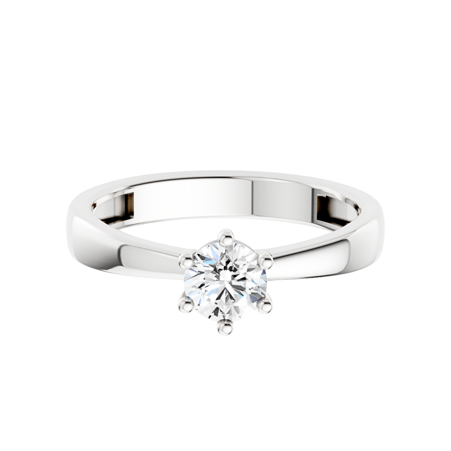 Pierścionek zaręczynowy Visalia | Elegancki design 0,5 karata 2