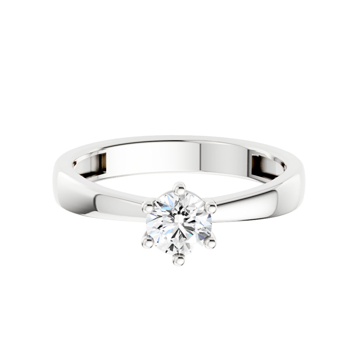 Pierścionek zaręczynowy Visalia | Elegancki design 0,5 karata 2