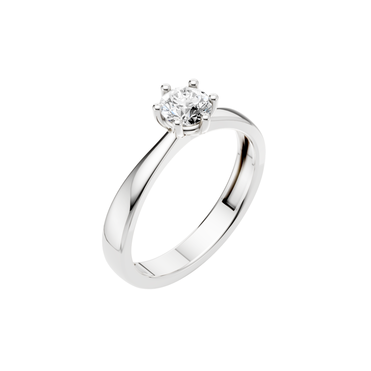 Pierścionek zaręczynowy Visalia | Elegancki design 0,5 karata 3