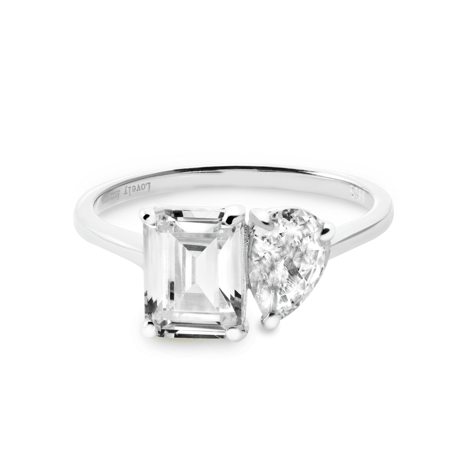 Pierścionek ze srebra 925 | Elegancka powłoka 18K 1