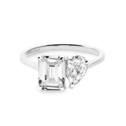 Pierścionek ze srebra 925 | Elegancka powłoka 18K 1