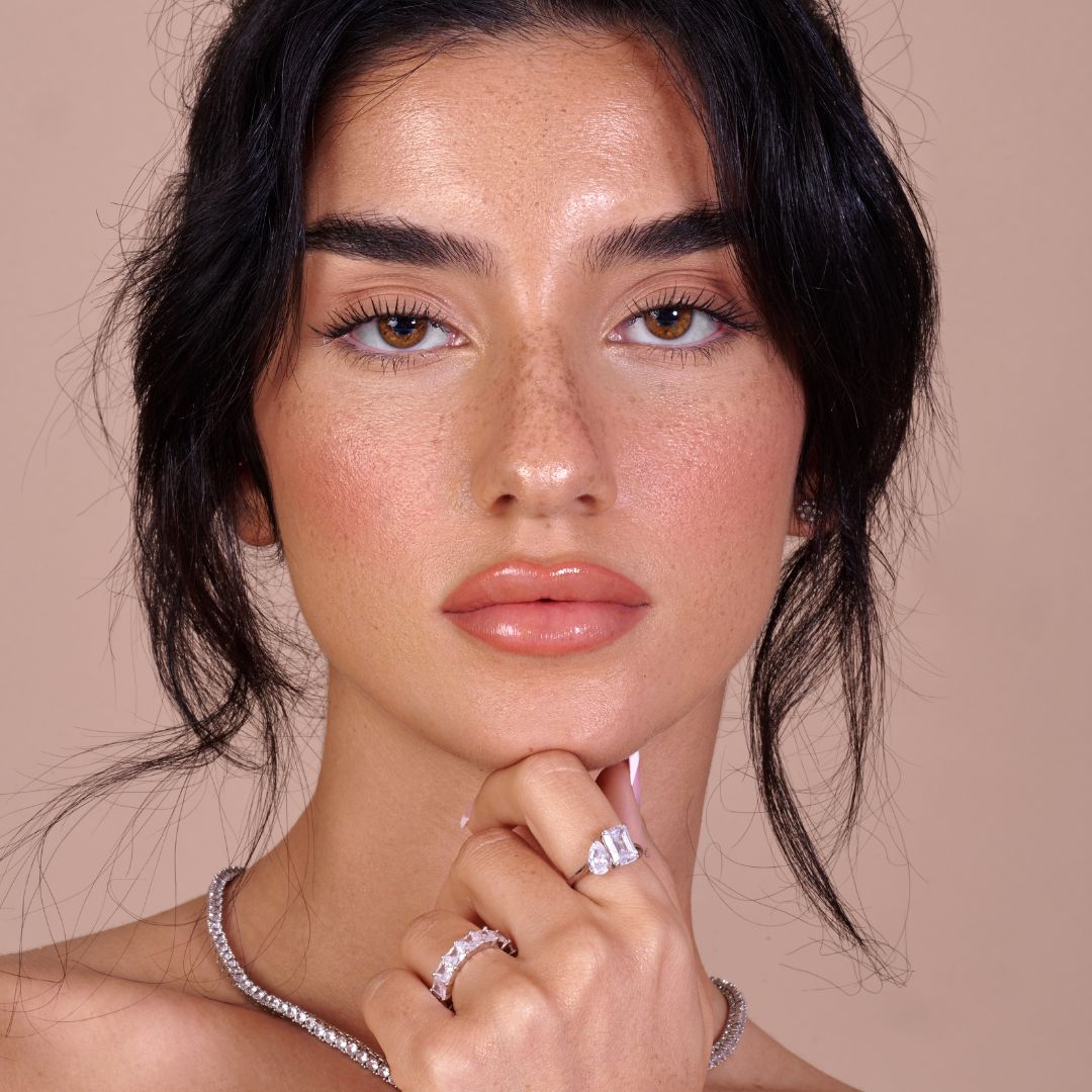 Pierścionek ze srebra 925 | Elegancka powłoka 18K 2