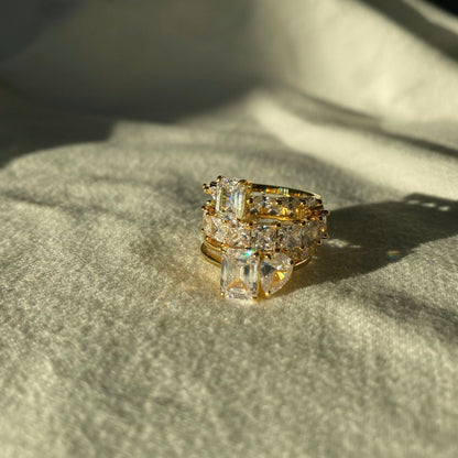 Pierścionek ze srebra 925 | Elegancka powłoka 18K 3