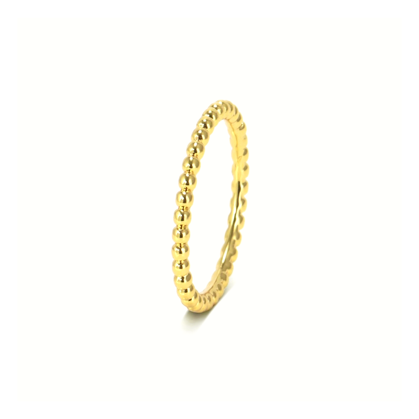 Pierścionek ze srebra 925 | Elegancka powłoka złota 18-karatowego 0