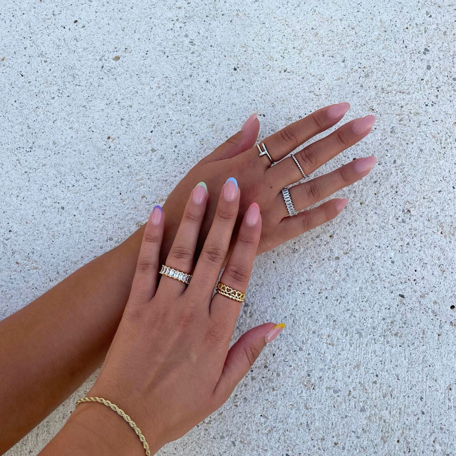 Pierścionek ze srebra 925 | Elegancka powłoka złota 18-karatowego 3