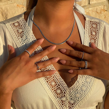 Pierścionek ze srebra 925 | Elegancka powłoka złota 18-karatowego 4