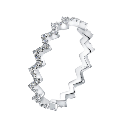 Pierścionek ze srebra 925 | Elegancki design 0.01kg 4