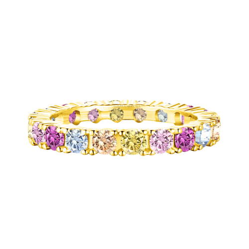 Pierścionek ze srebra 925 | Ręcznie wykonany z kolorowymi kamieniami 0