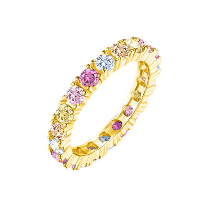 Pierścionek ze srebra 925 | Ręcznie wykonany z kolorowymi kamieniami 4