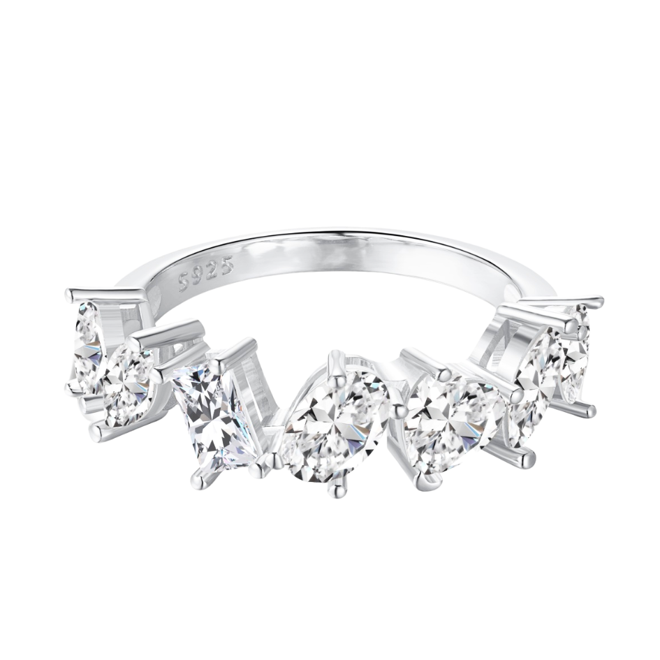 Pierścionek ze srebra 925 | Złocona powłoka 18K 1