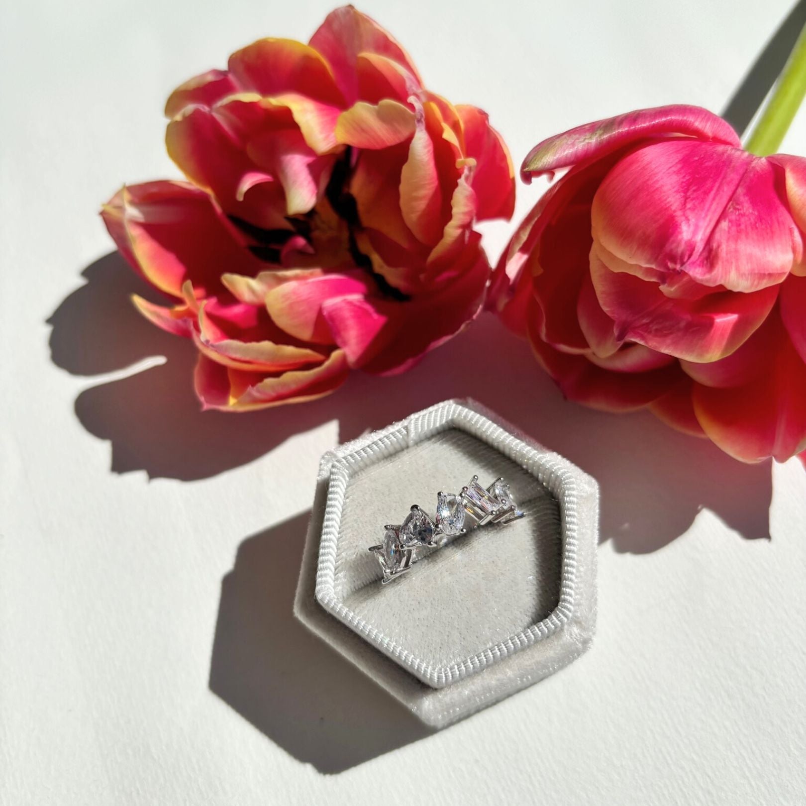 Pierścionek ze srebra 925 | Złocona powłoka 18K 2