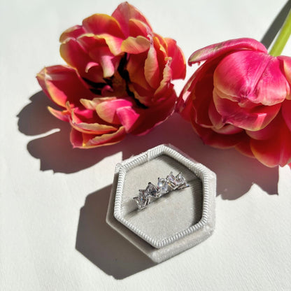 Pierścionek ze srebra 925 | Złocona powłoka 18K 2