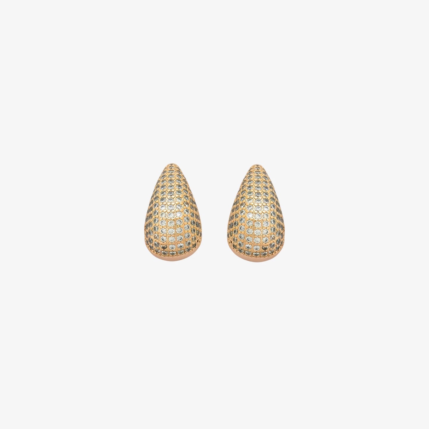 Pave Drop Earrings