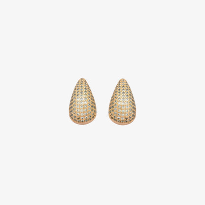 Pave Drop Earrings