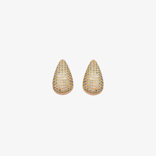 Pave Drop Earrings