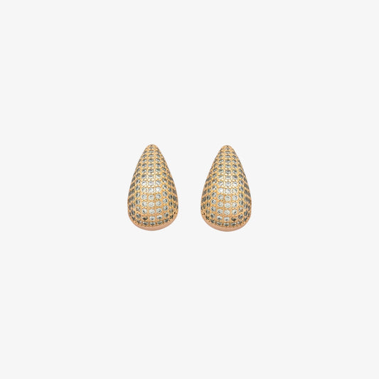 Pave Drop Earrings