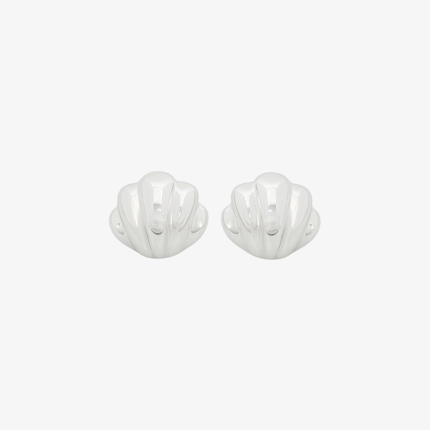 Croissant Studs [Silver]