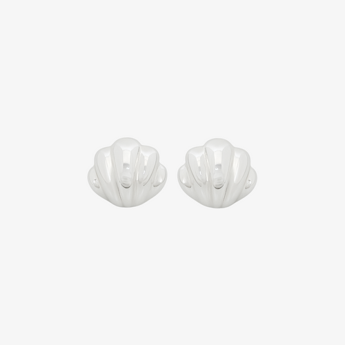 Croissant Studs [Silver]