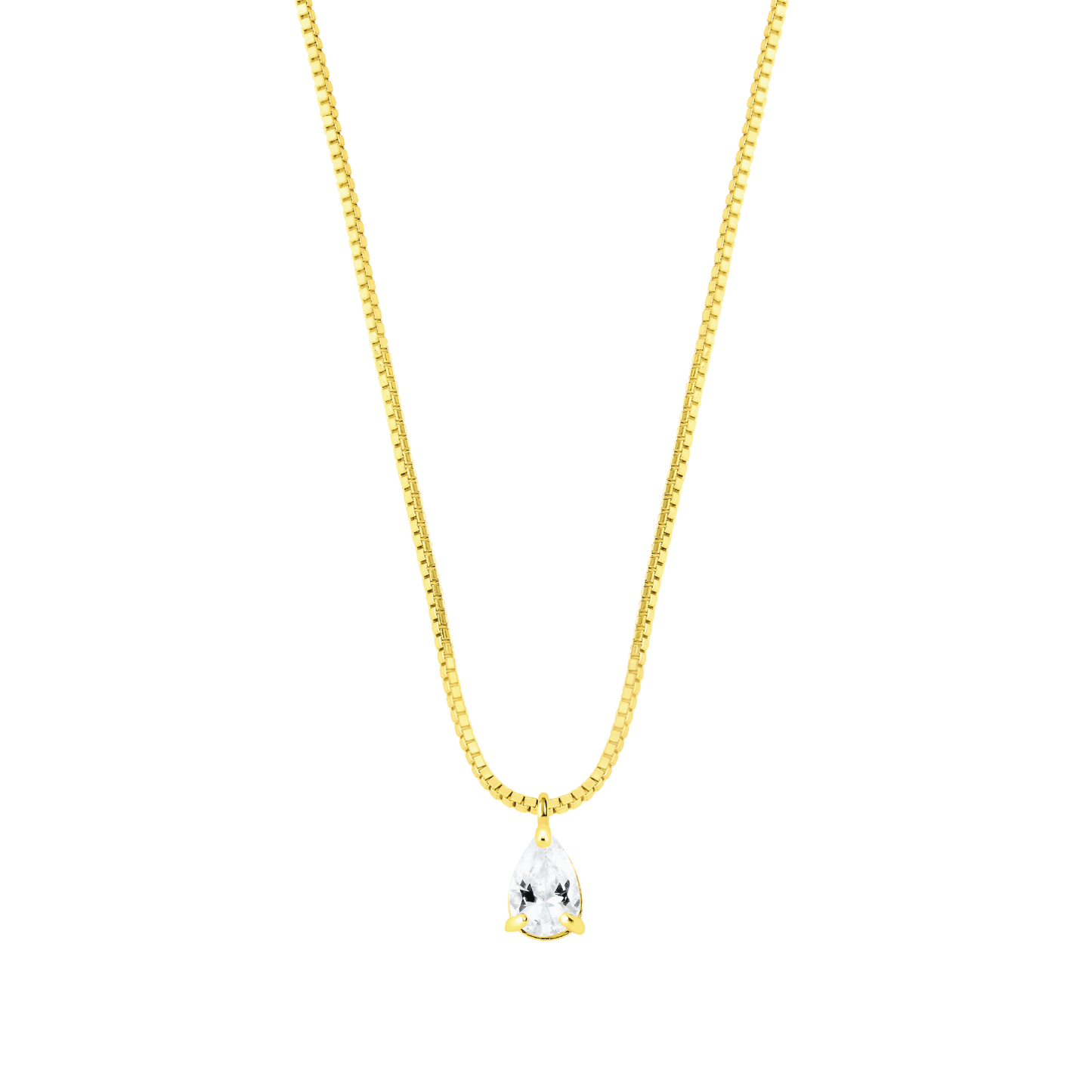 Skopje | Srebrny łańcuszek z cyrkonią 0.015 kg 0