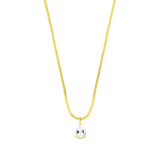 Skopje | Srebrny łańcuszek z cyrkonią 0.015 kg 0