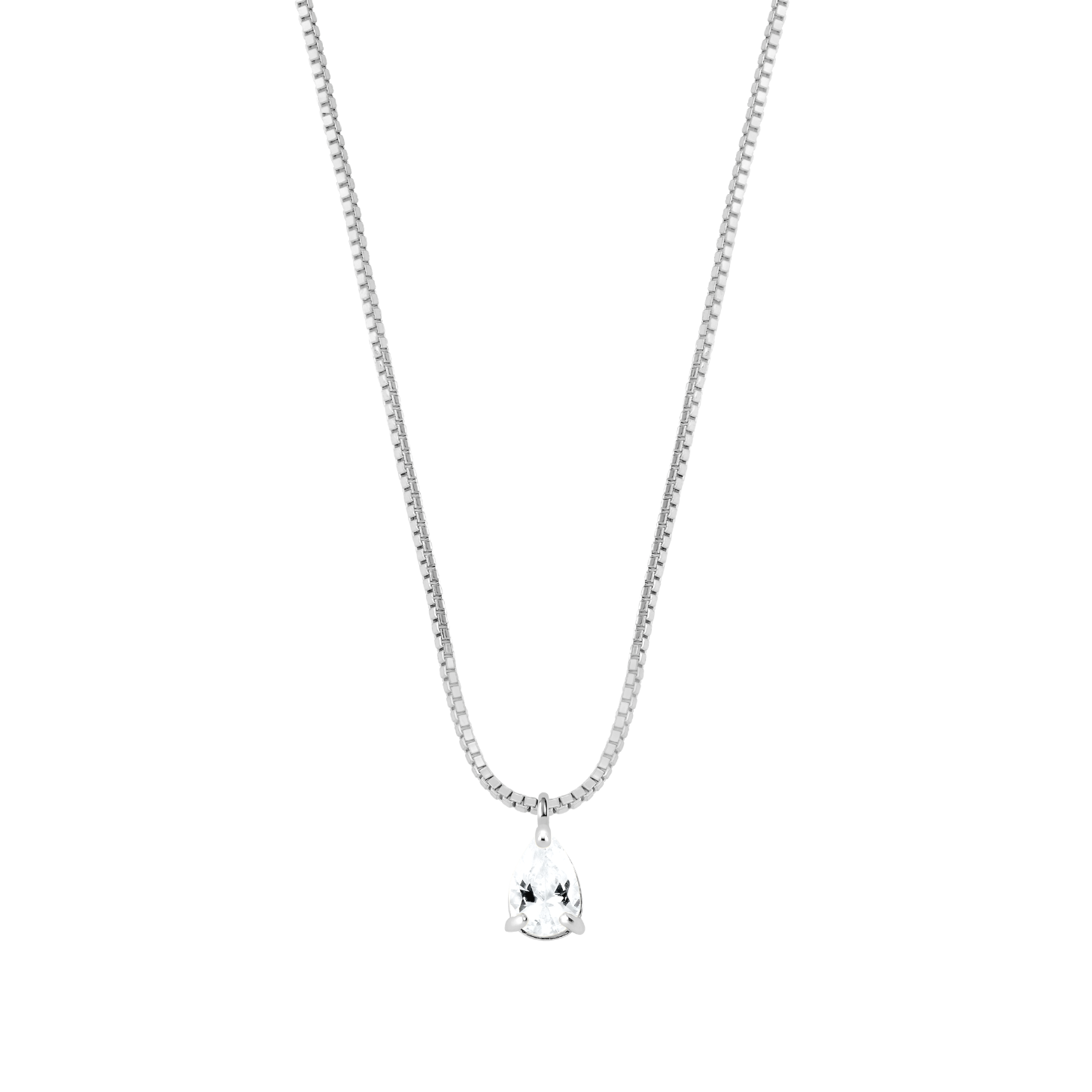 Skopje | Srebrny łańcuszek z cyrkonią 0.015 kg 1