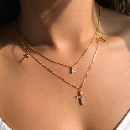 Skopje | Srebrny łańcuszek z cyrkonią 0.015 kg 3