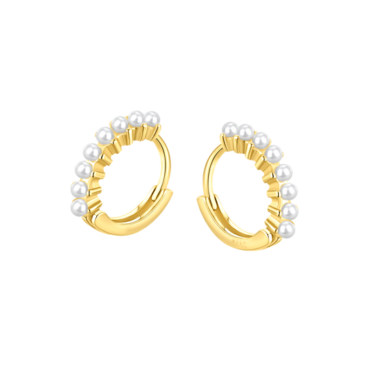 Srebrne Kolczyki 925 | Elegancki Design 1 cm | Waga 0.005 kg 0